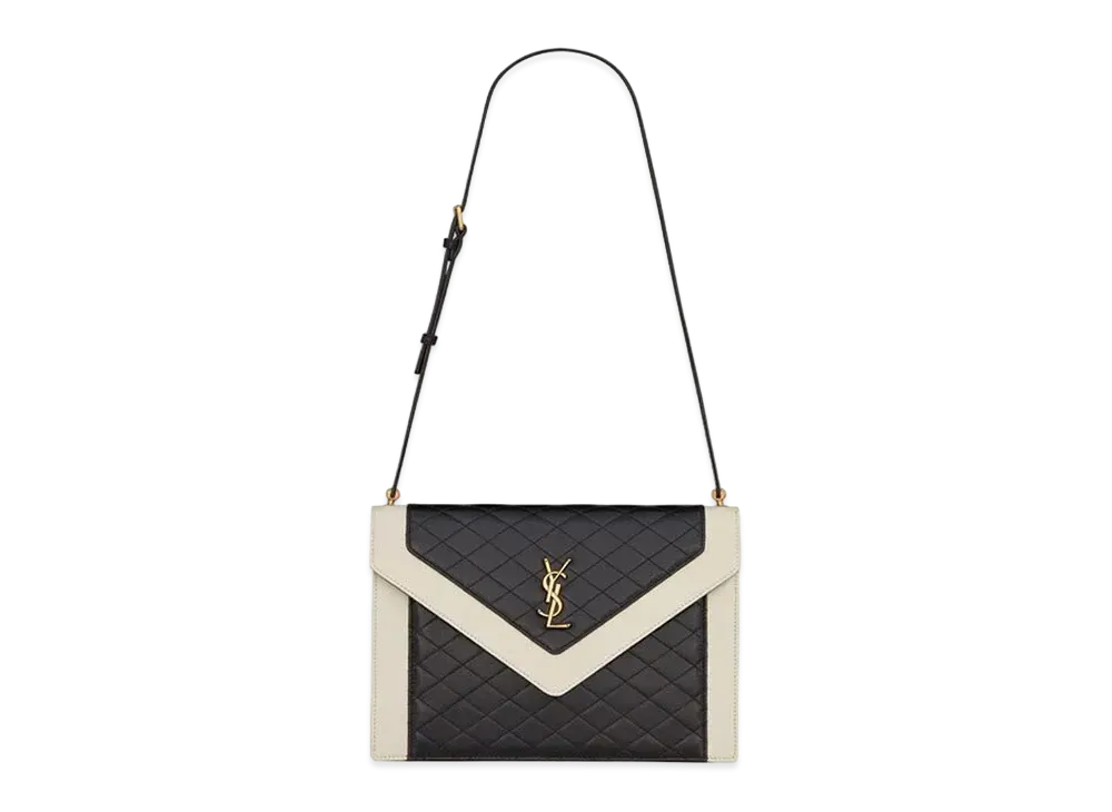 Saint Laurent Gaby Satchel In Vintage Lambskin "Black"