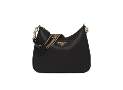 PRADA Shoulder Strap Leather Bag "Black"