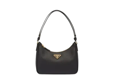 PRADA Re Edition Saffiano Leather Mini Bag "Black"