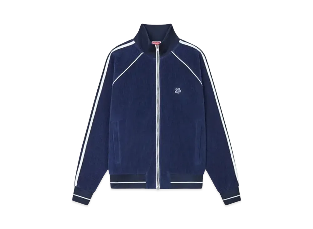 KENZO Embroidery Corduroy Track Jacket "Midnight Blue"