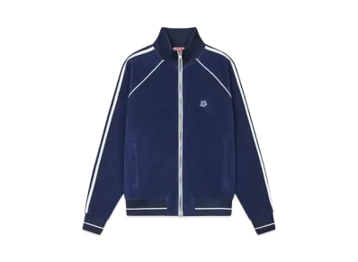 KENZO Embroidery Corduroy Track Jacket "Midnight Blue"