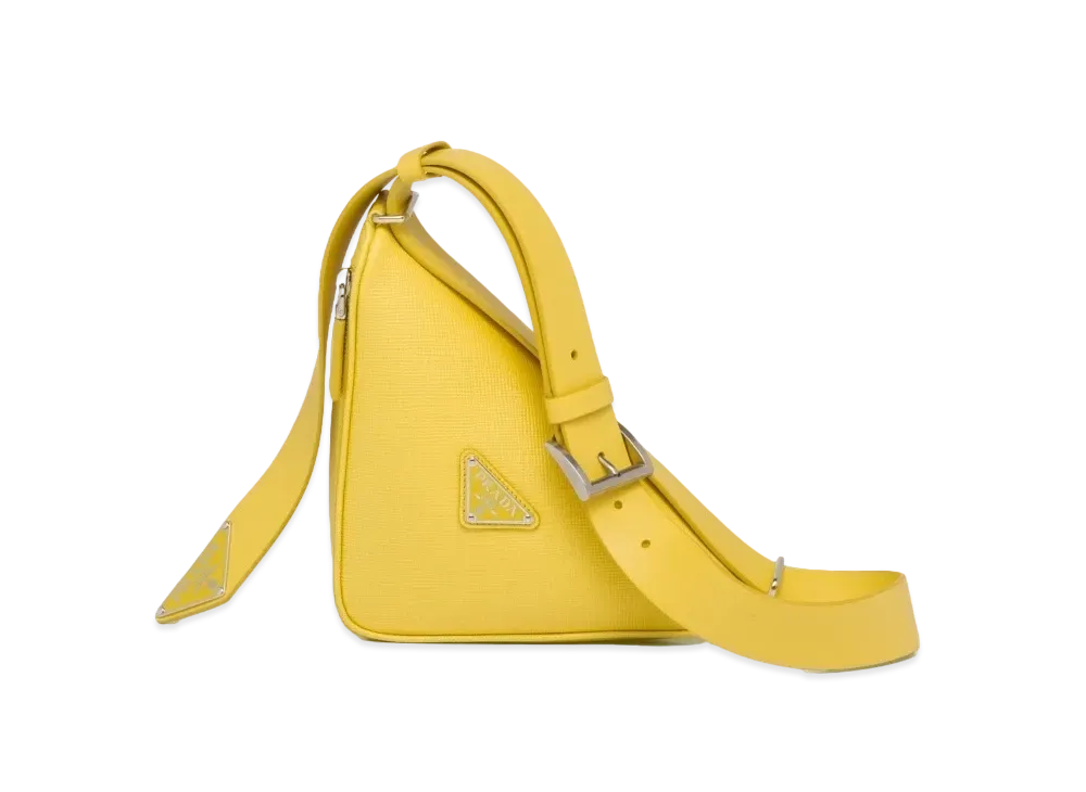 PRADA Saffiano Leather Belt Bag "Sunny Yellow"