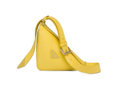 PRADA Saffiano Leather Belt Bag "Sunny Yellow"