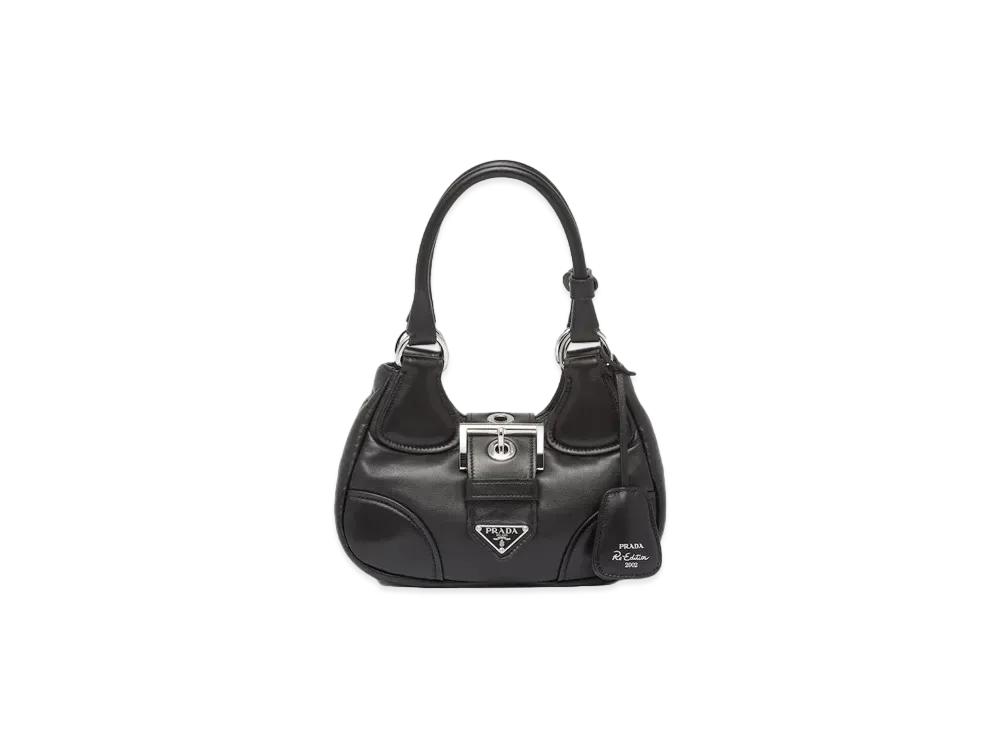 PRADA Moon Padded Nappa Leather Bag "Black"