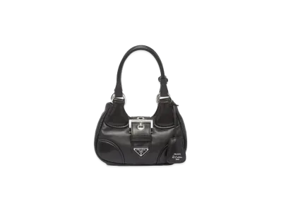 PRADA Moon Padded Nappa Leather Bag "Black"
