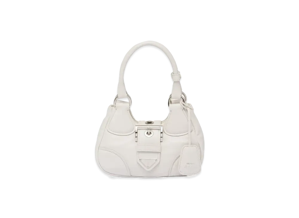 PRADA Moon Padded Nappa Leather Bag "White"