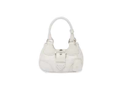 PRADA Moon Padded Nappa Leather Bag "White"