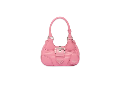 PRADA Moon Padded Nappa Leather Bag "Geranium Pink"