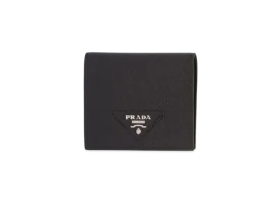 PRADA Leather Wallet "Black"