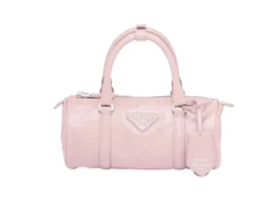 PRADA Antique Nappa Leather Handbag "Alabaster Pink"