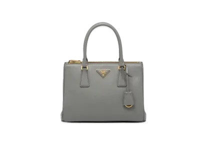 PRADA Galleria Saffiano Leather Medium Bag "Gray"