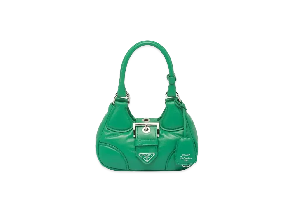 PRADA Moon Padded Nappa Leather Bag "Mango"