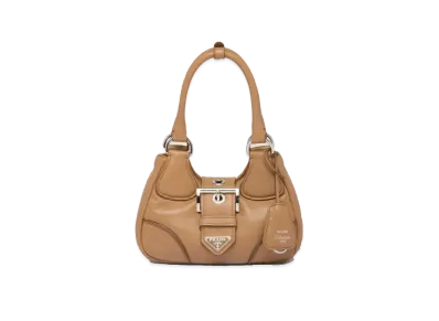 PRADA Moon Padded Nappa Leather Bag "Caramel"