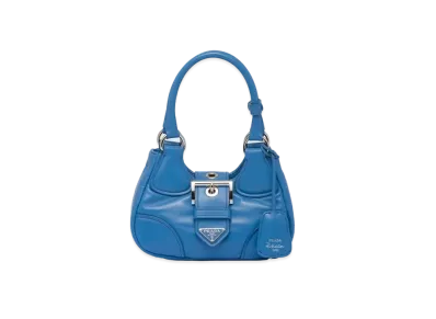 PRADA Moon Padded Nappa Leather Bag "Light Blue"