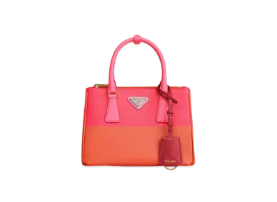 PRADA Galleria Saffiano Special Edition Small Bag "Orange/Pink"
