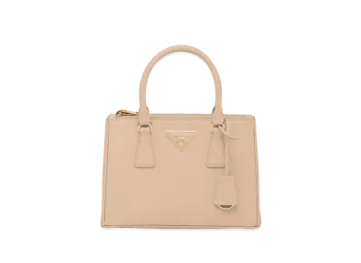 PRADA Galleria Saffiano Leather Small Bag "Sand Beige"