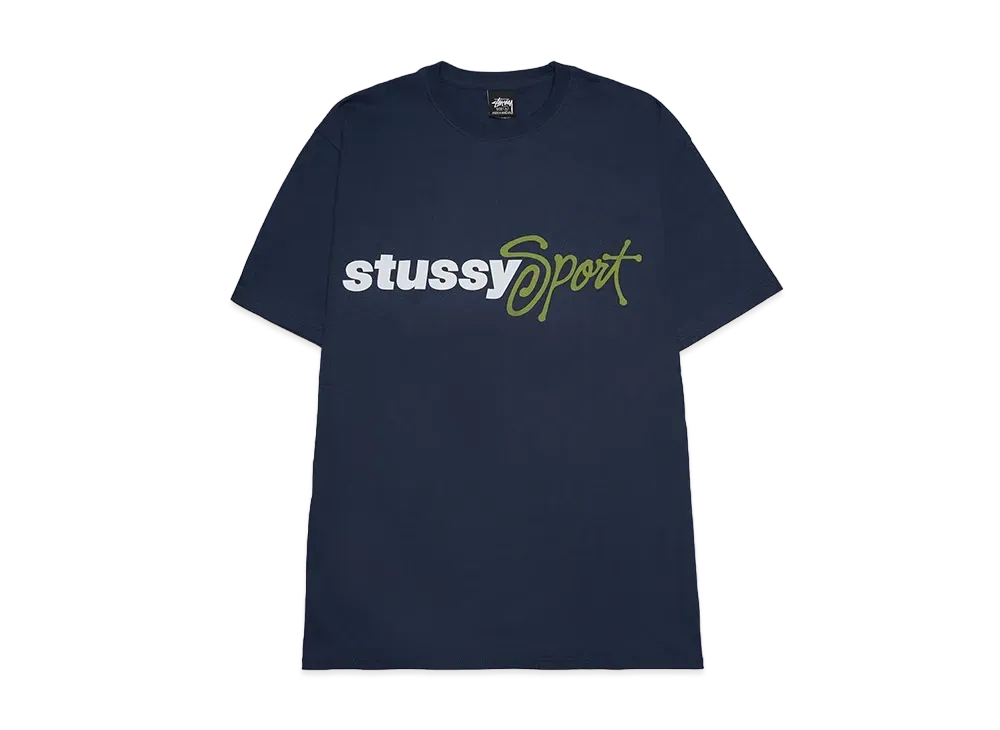 Stussy Sport Script Tee "Navy"