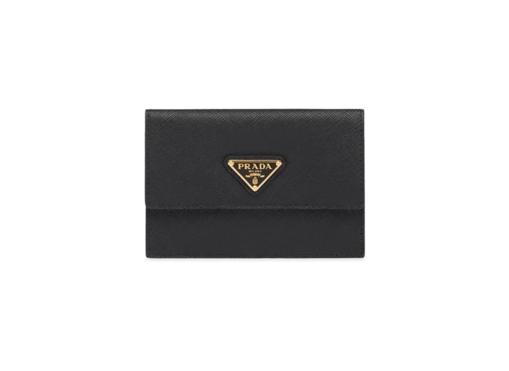 PRADA Saffiano Leather Briefcase "Black"