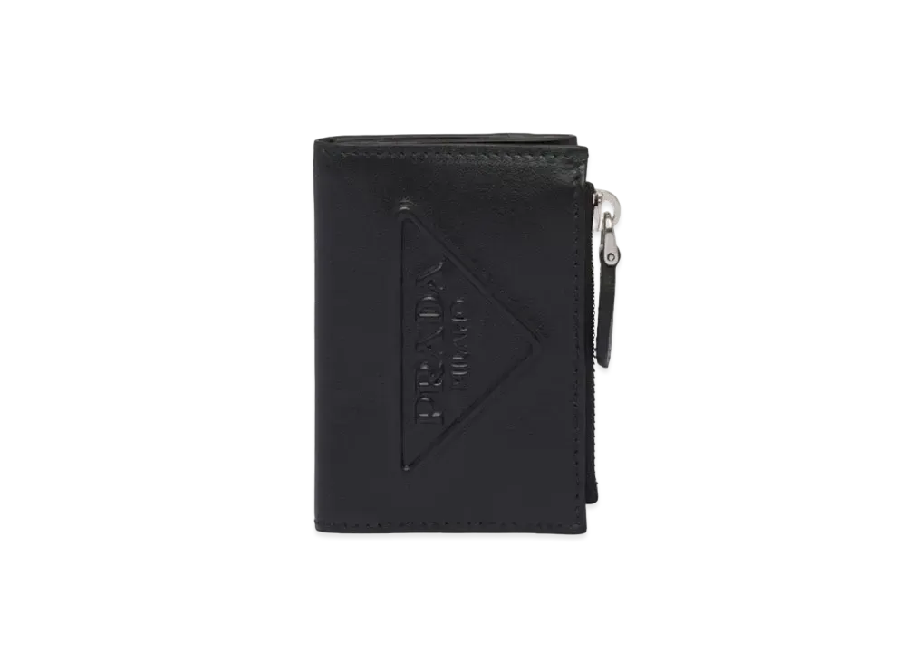 PRADA Leather Card Holder "Black"