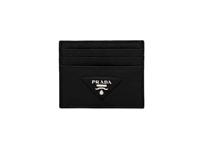PRADA Leather Card Holder "Black"