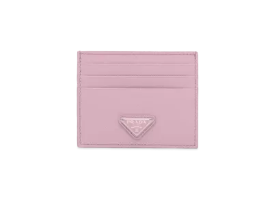 PRADA Saffiano Leather Card Holder "Alabaster"