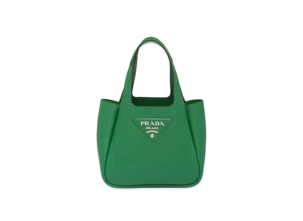 PRADA Leather Handbag "Green"
