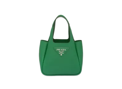 PRADA Leather Handbag "Green"