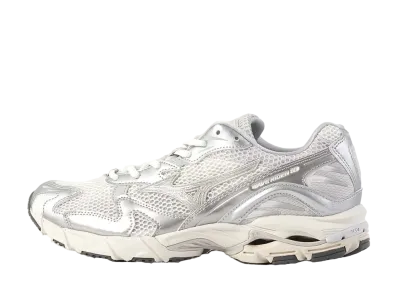 ミズノ ウェーブライダー10 "ホワイト/ベージュ/シルバー"