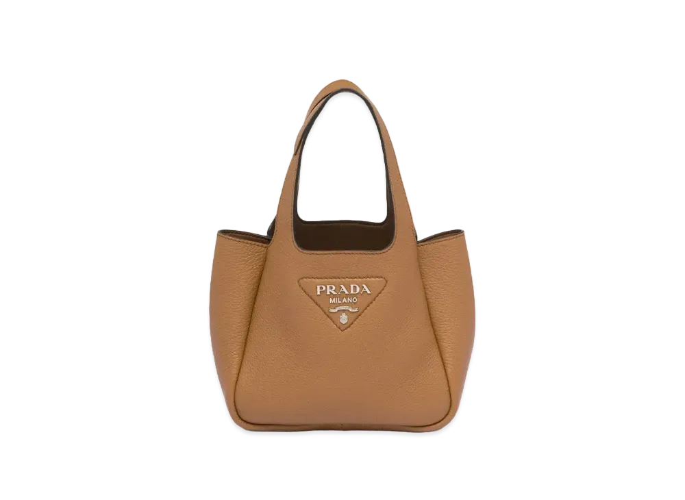 PRADA Medium Leather Tote "Caramel"