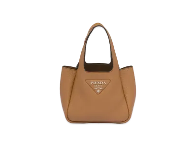 PRADA Medium Leather Tote "Caramel"