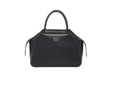 PRADA Supernova Small Brushed Leather Handbag "Black"