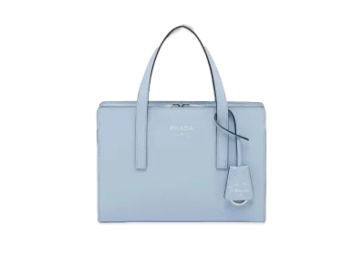 PRADA Re Edition 1995 Brushed Leather Mini Handbag "Celeste Blue"
