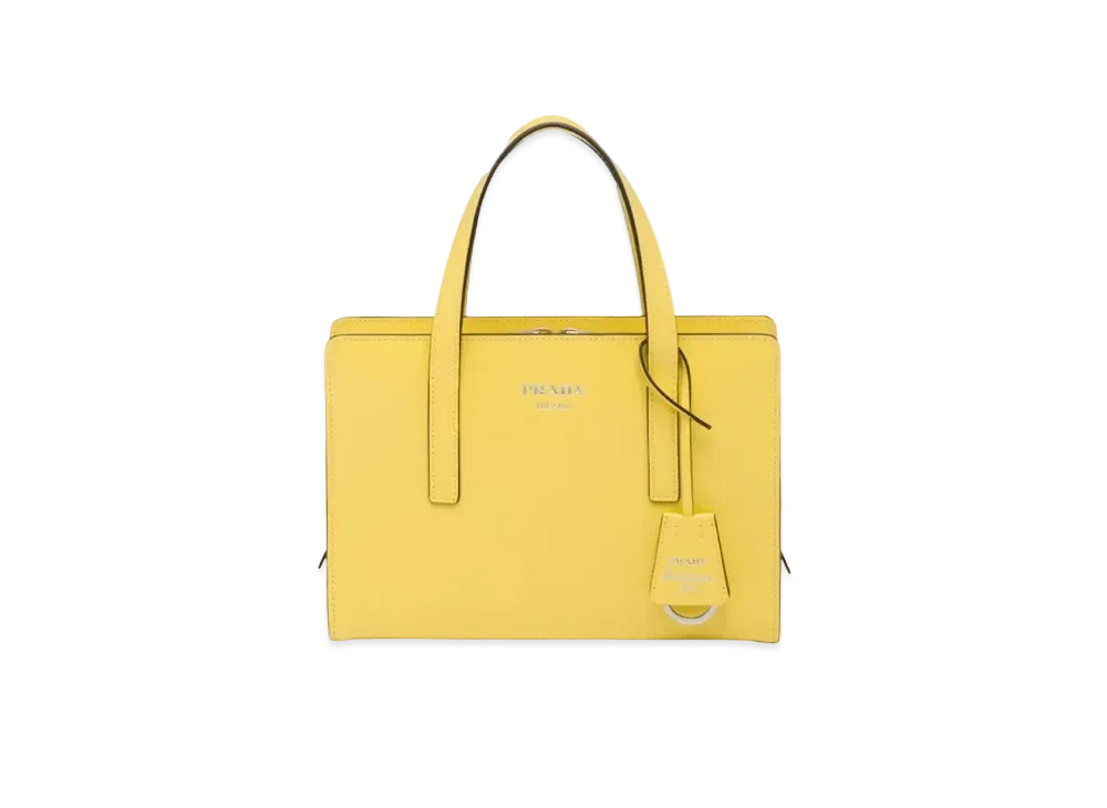 PRADA Re Edition 1995 Brushed Leather Mini Handbag "Yellow"
