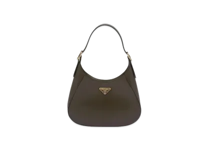 PRADA Leather Shoulder Bag "Military"