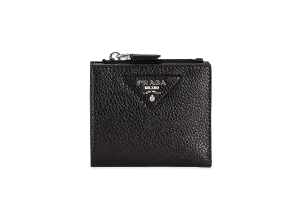 PRADA Small Leather Wallet "Black"