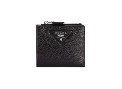 PRADA Small Leather Wallet "Black"