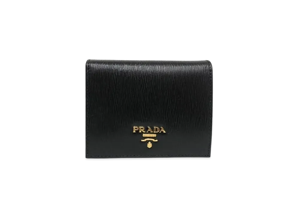 プラダ メタルロゴ ウォレット "ブラック" 1MV204 2EZZ F0002