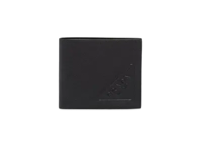 PRADA Saffiano Leather Wallet "Black"