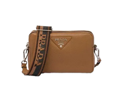 PRADA Medium Leather Bag "Caramel"
