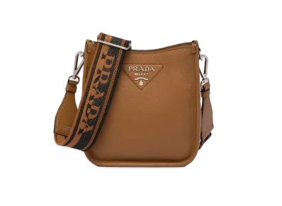 PRADA Leather Mini Shoulder Bag "Caramel"