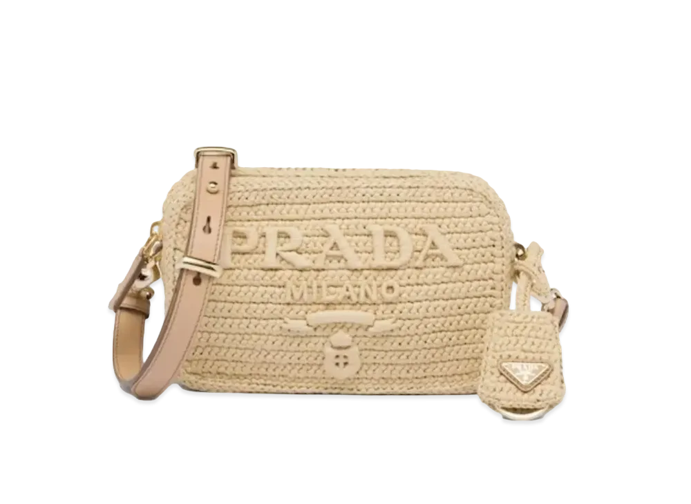 PRADA Crochet Shoulder Bag "Natural"