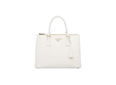 PRADA Large Prada Galleria Saffiano Leather Bag "White"