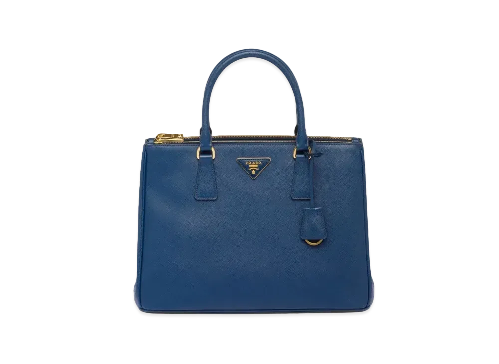 PRADA Large Prada Galleria Saffiano Leather Bag "Bluette"