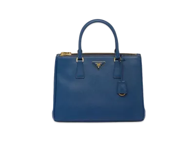 PRADA Large Prada Galleria Saffiano Leather Bag "Bluette"