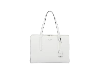 PRADA Re Edition 1995 Brushed Leather Medium Handbag "White"