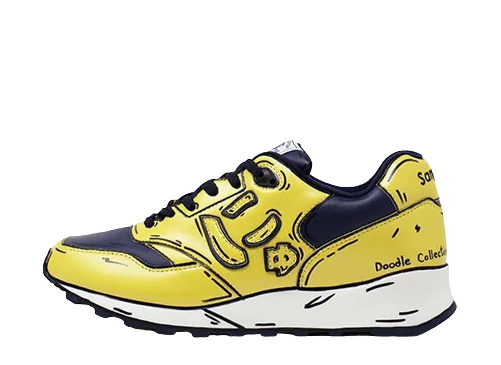 SANGACIO Doodle Collection BE "Yellow/Navy"