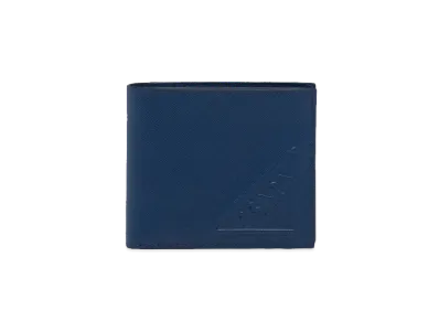 PRADA Saffiano Leather Wallet "Bluette"