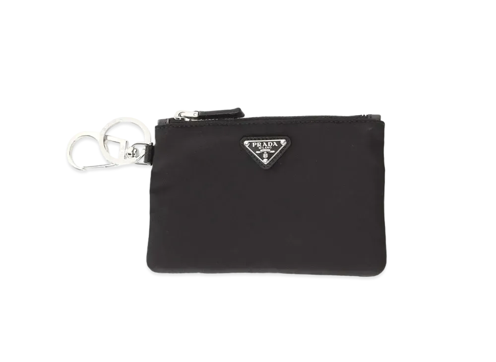PRADA Tessuto Travel Key Case "Black"