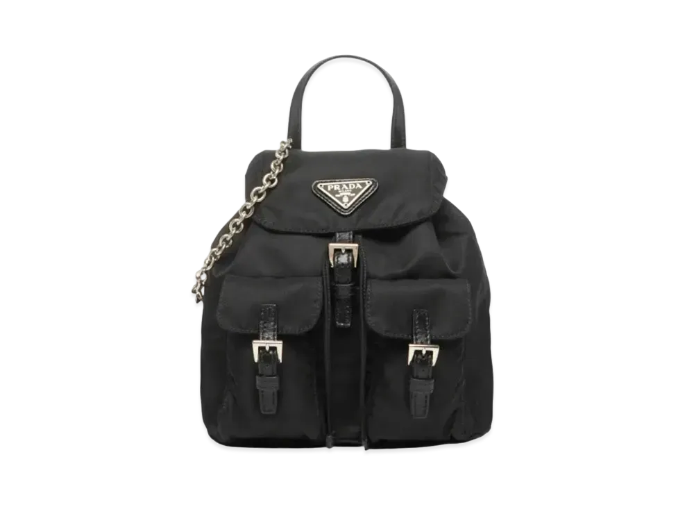 PRADA Re-Nylon Mini Backpack "Black"