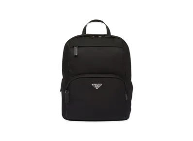 PRADA Re-Nylon Saffiano Leather Backpack "Black"